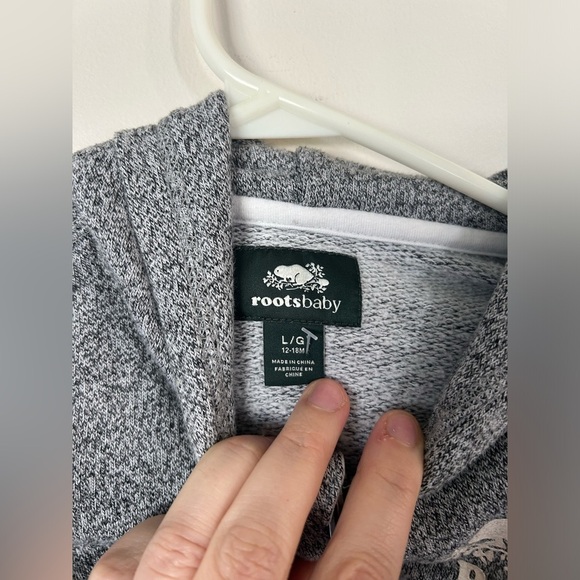 Kids Roots salt and pepper zip upsize L (12 - 18 months) - Picture 4 of 7